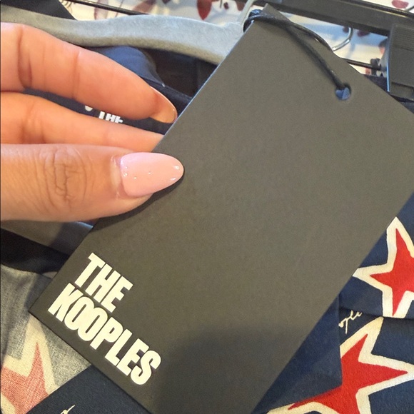 The Kooples Star Print Regular Fit Camp Shirt - Picture 9 of 9